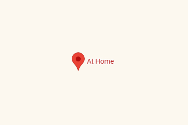 Map pin for home