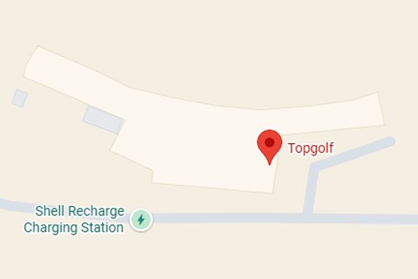 Map of Topgolf Thornton